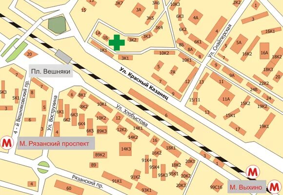 метро выхино рязанский проспект