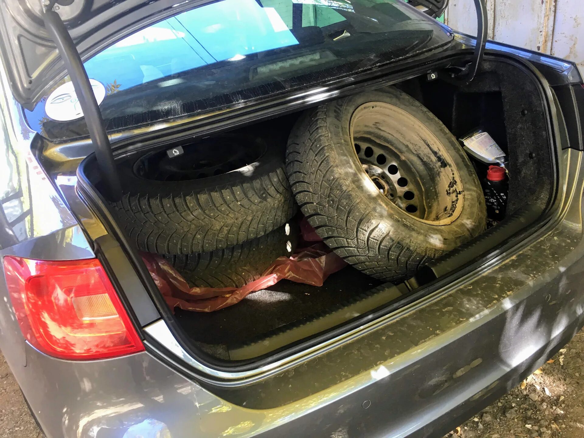 Резина пришла. И багажник порадовал. - Mazda CX-5 (1G), 2 л, 2013 года шины DRIV