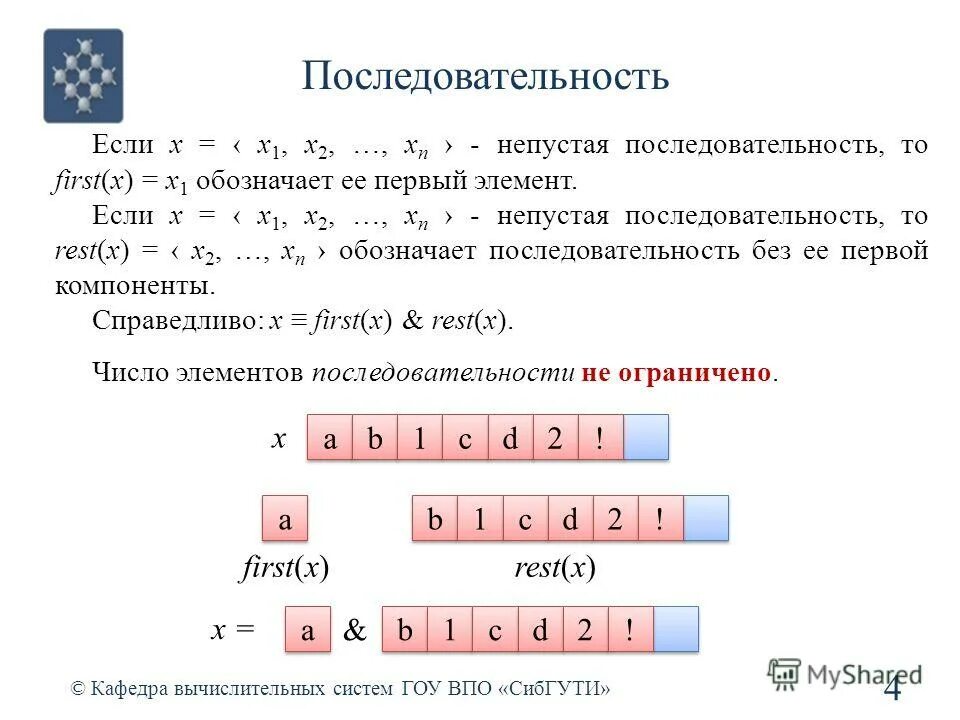 First что означает