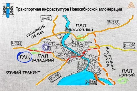 Новосибирск восточный карта