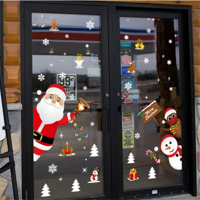 Виниловые новогодние наклейки. Гелевые наклейки на окна новогодние. Наклейки "новый год". Новогодние наклейки на стекло. Многоразовые наклейки новогодние.