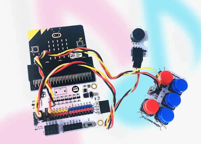 Плавное музыкальное. Управление музыкой. Конструктор tinkamo Tinker Kit. Breakout Edge microbit. Tinkamo Tinker Kit.