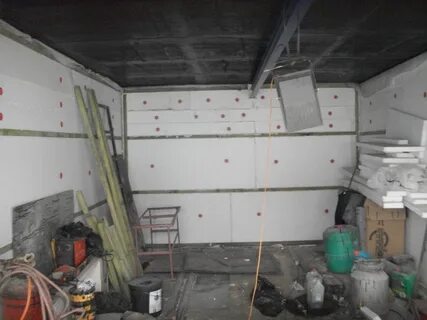Утепление гаража изнутри пеноплексом