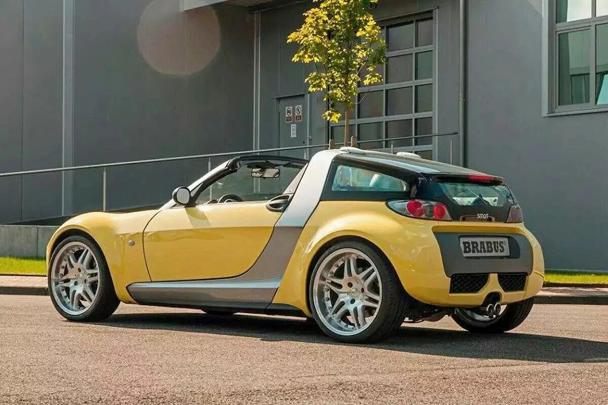 Smart spor. Smart Roadster Brabus. Smart Roadster Брабус. Smart Roadster Coupe Brabus. Смарт Мерседес родстер Brabus.