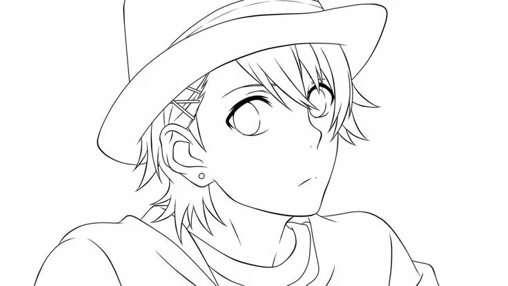 Pin by Ohready ♣ on Manga noir&blanc Anime smile, Anime boy smile, Manga drawing