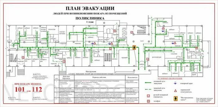 Эвакуация кдц. Схема эвакуации больницы. План эвакуации поликлиники. Схема кабинетов в поликлинике. План поликлиники.