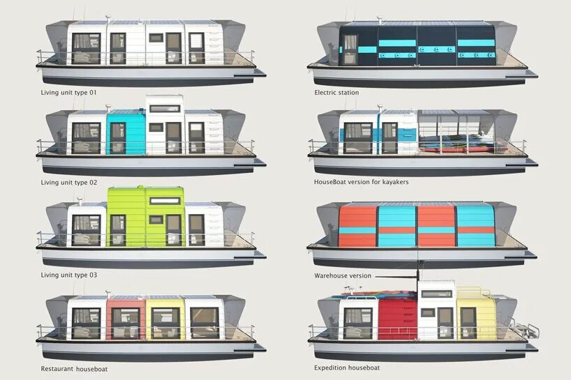 Floating units