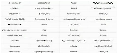 В тик на английском