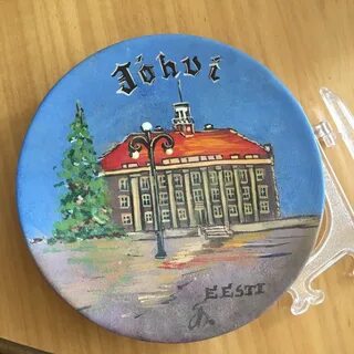 Тарелки с городами