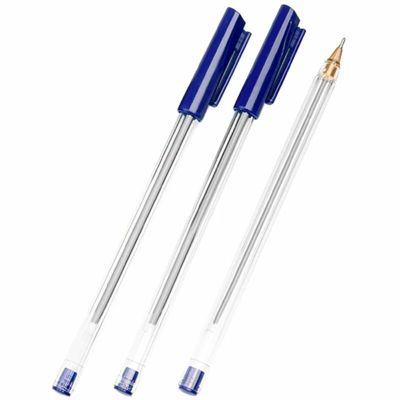 Ручка шариковая СТАММ "РШ 800" синяя. Ручка шариковая СТАММ "РШ 800" синяя, 0,7мм, прозрачный корпус. СТАММ РШ 800. Ручка СТАММ рш800.
