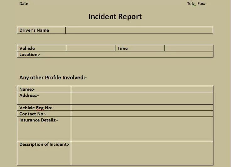 Инцидент репорт образец. Report log. Movie Report Template. Incident Report game.