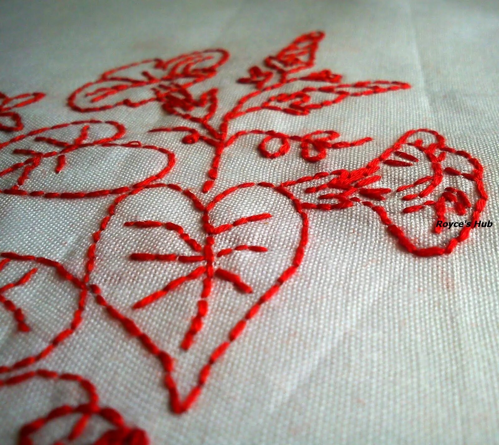 Back stitching