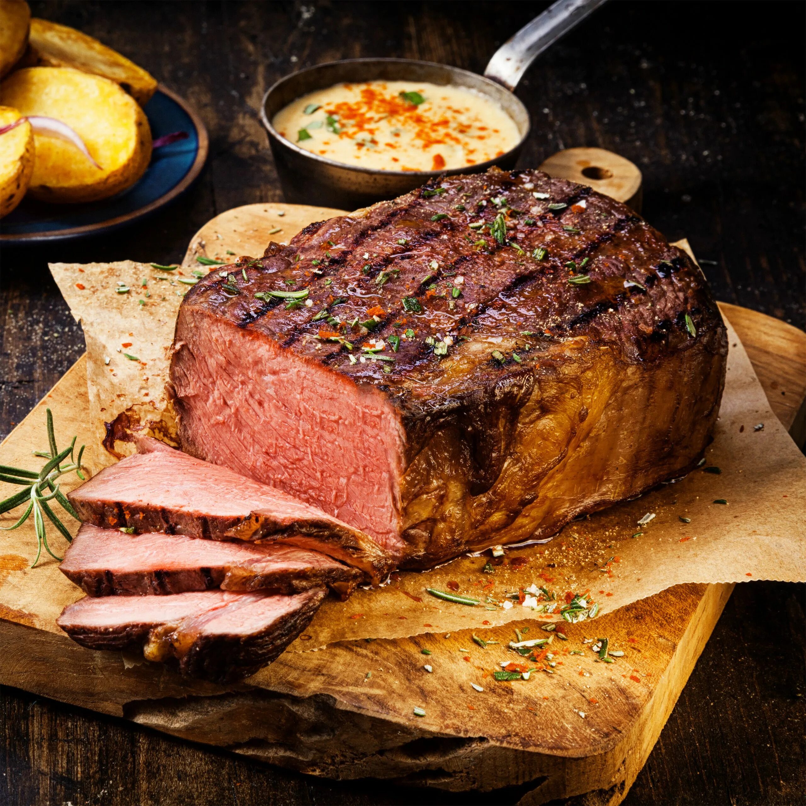 Стейк ростбиф. Тендерлойн стейк. Ростбиф из говядины. Гранд-стейк тендерлойн, стейк стриплойн. Стейк tenderloin.