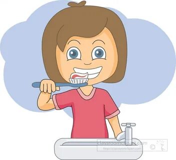 Cleaned his her teeth