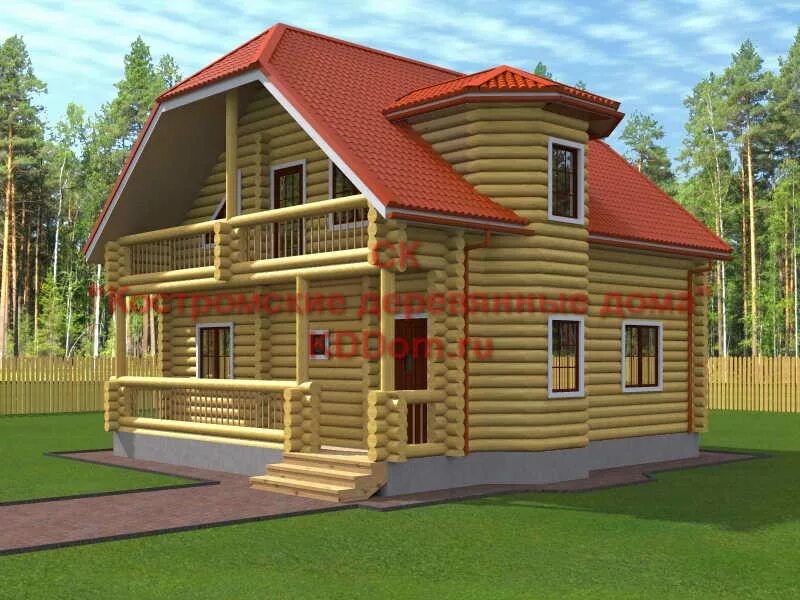Проекты деревянных домов проект 7