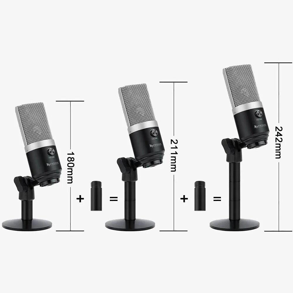 Fifine настройка микрофона программа. Микрофон fifine k670. fifine k670 usb-микрофон. fifine 670. микрофон fifine k670, черный.