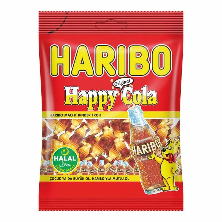 Харибо Халяль. Харибо мармелад Халяль. Харибо счастливая кола. Haribo Happy Cola Original.