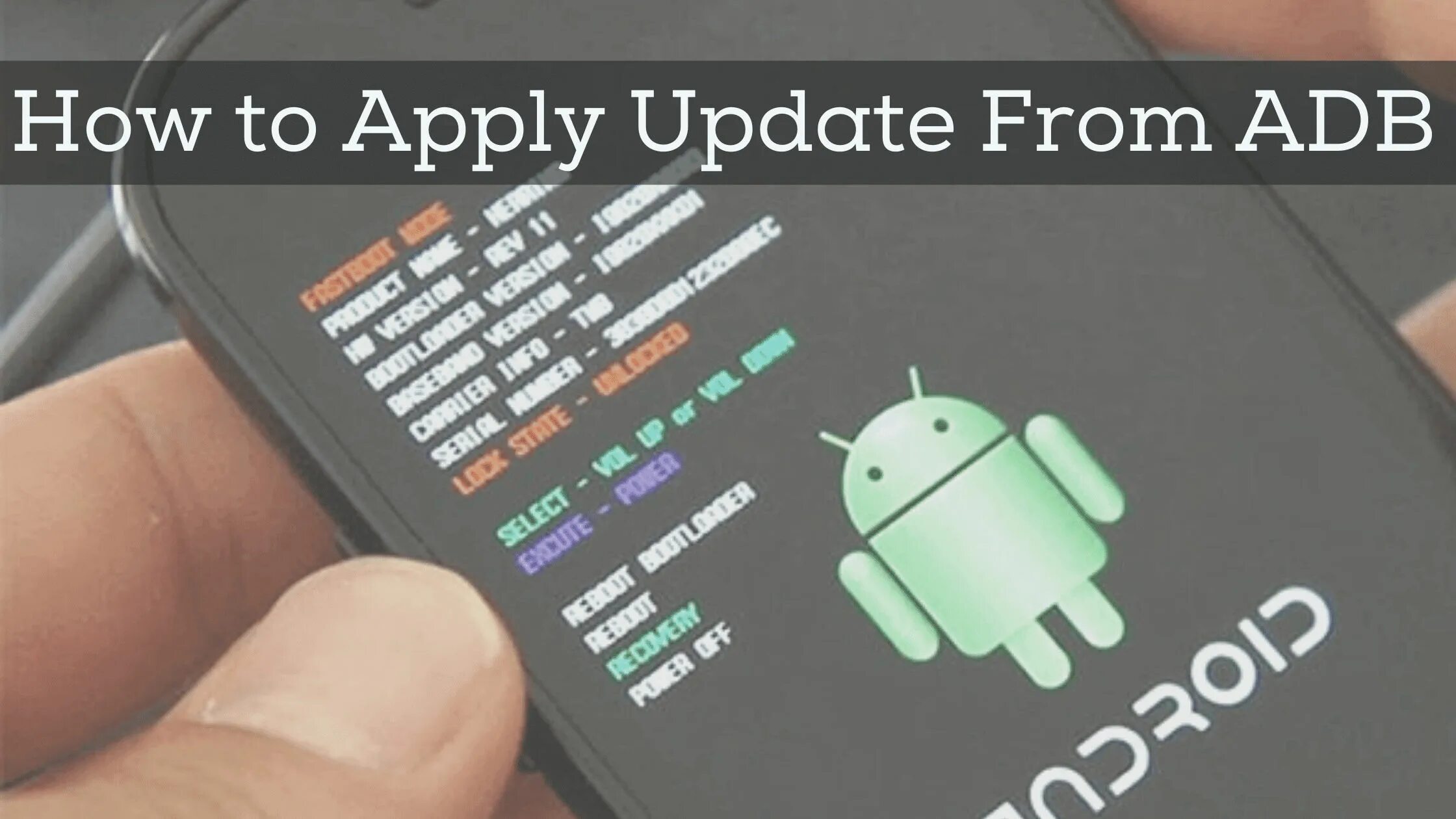 ADB В рекавери. Android debug Bridge. Обновление андроид. Apply update.