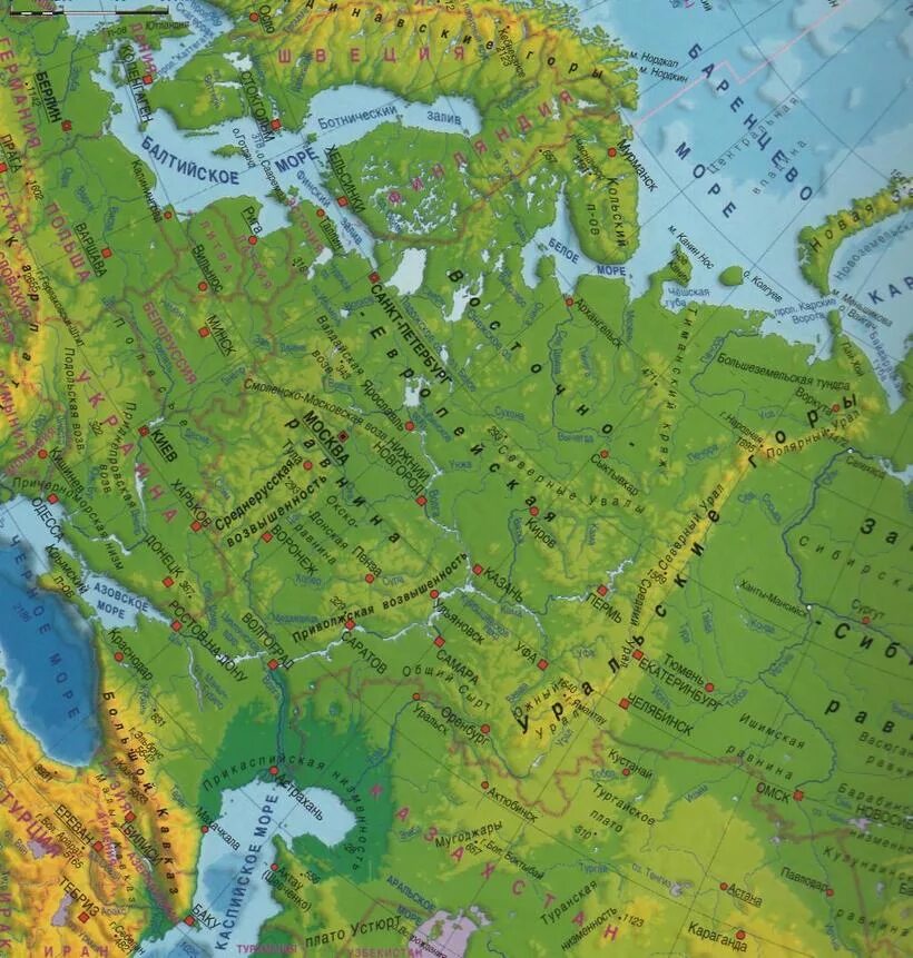 Физ карта Восточно европейской равнины. Физическая карта России Восточно-европейская равнина. Восточно европейская равнина на карте Восточно европейская. Восточно-европейская равнина физическая карта рельефа. Валдайские горы на карте россии