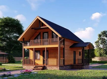 Проект домика из бруса