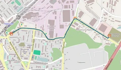 Одинцово 1 станция одинцово маршрут
