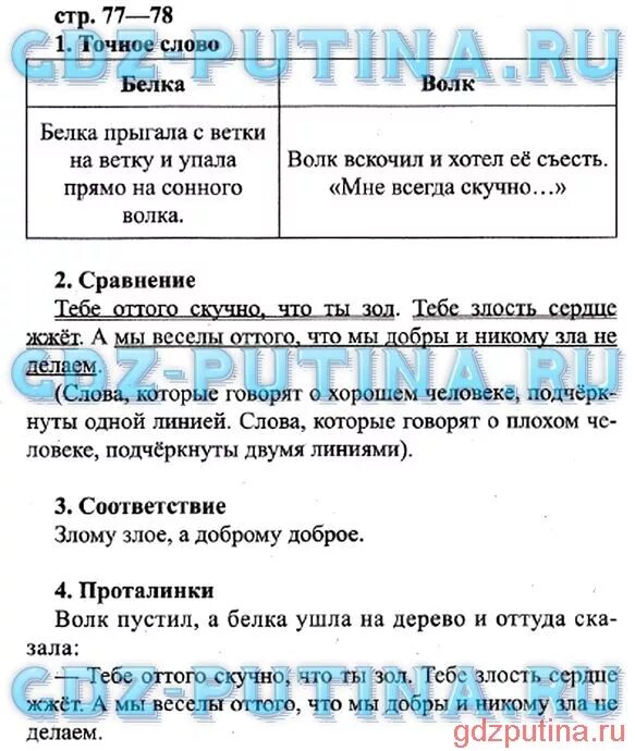 Недосмотренные грибы литературное чтение. Белка прыгала с ветки на ветку и упала прямо на сонного волка. Решебник ефросинина 3 класс