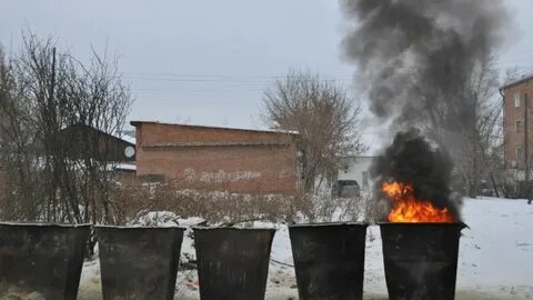 Бачок горит
