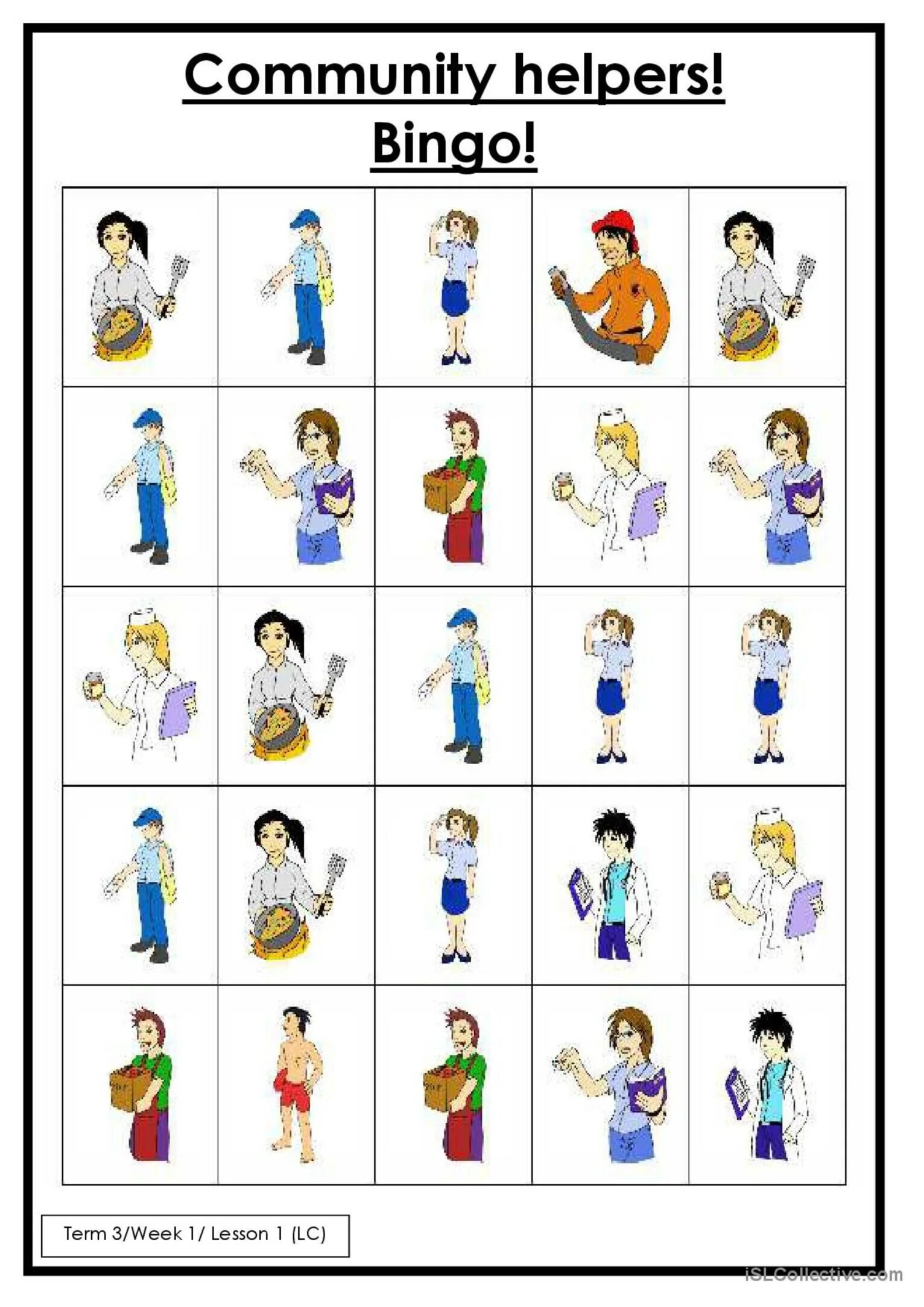 Help me card. Community helpers. community helpers cards. community helpers worksheets. community helpers artist card for kids.