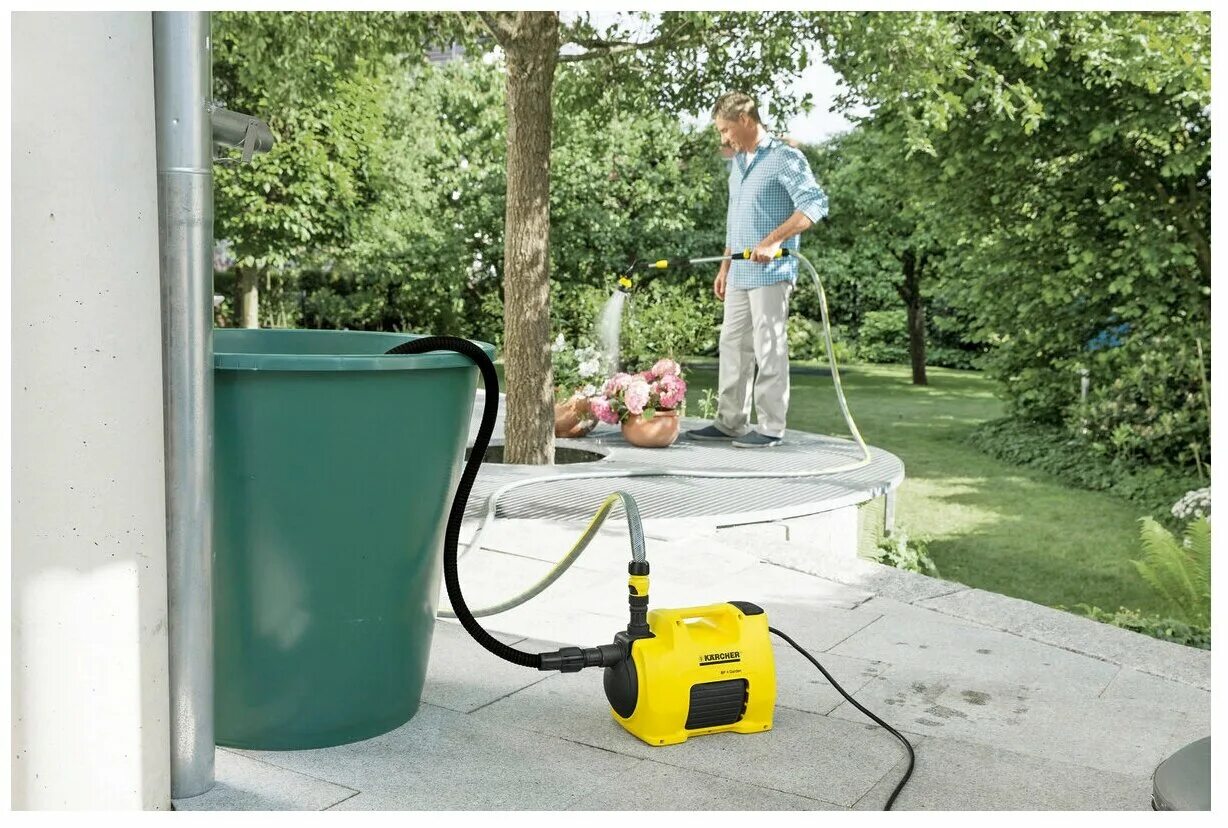 Какие насосы для полива огорода выбрать. Садовый насос Karcher BP 4. Насос Karcher BP 4 Garden Set. Садовый насос BP 3 Garden. Поверхностный насос Karcher BP 4 Home & Garden.