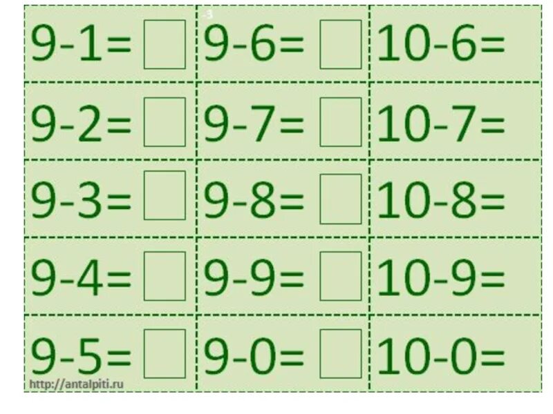 Сложение и вычитание 10 1 класс. Карточки с примерами. Карточки с примерами для дошкольников. Карточки на сложение. Примеры на 10.