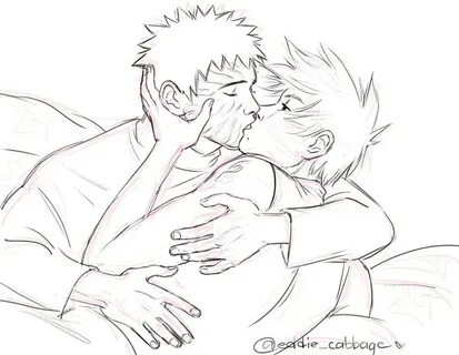 Какаси Хатакэ и его жена. 