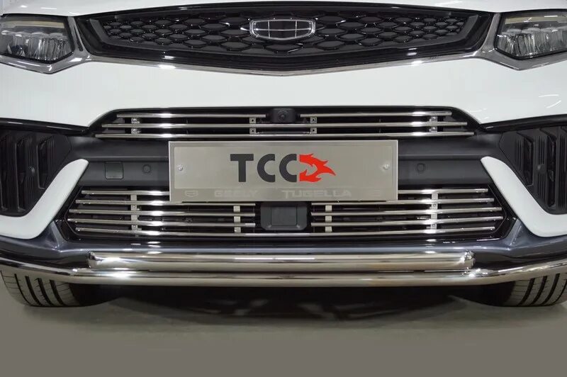 Geely tugella бампер. Рамка решётки радиатора geely tugella.