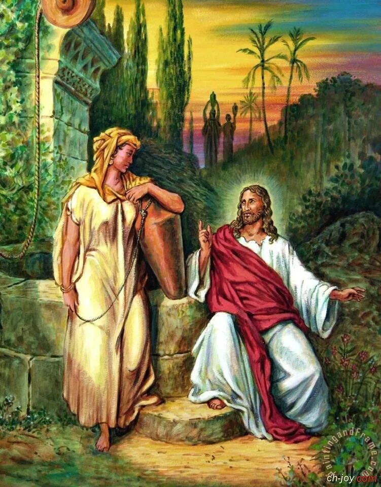Христос и самарянка. Иисус Христос и самарянка у колодца. «Христос и самарянка» Верищагин. Христос и самарянка картина. Иисус и самарянка у колодца картина.