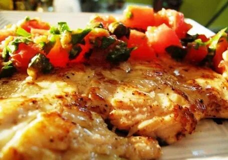 Рецепт камбалы в духовке с овощами