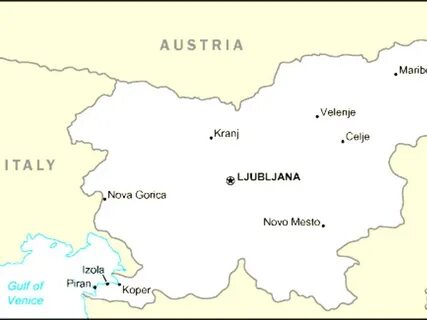 Словения карта на русском
