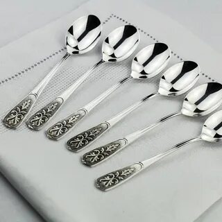 Чайные ложки посеребренные