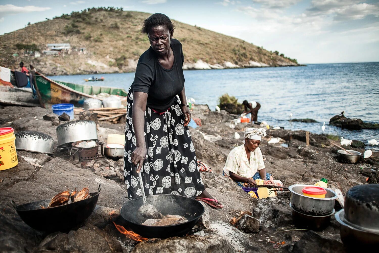 Женщины живущие на острове. Остров Мигинго Кения.