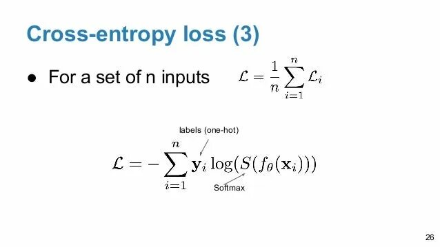 Cross entropy