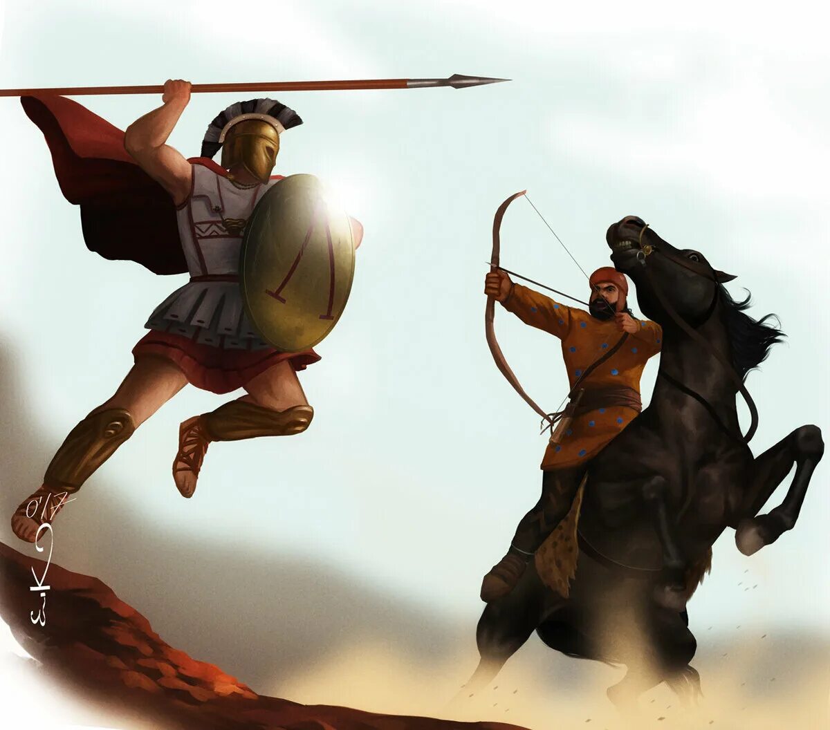 Битва греки против. Персидский воин с копьем. Персы в древней Греции. Персы воины. Греческий и персидский воин.