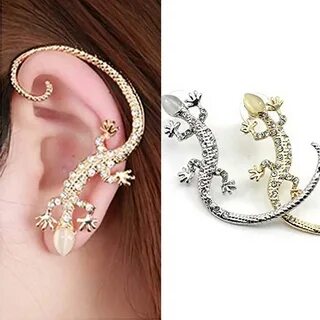 Серьга каффа золото
