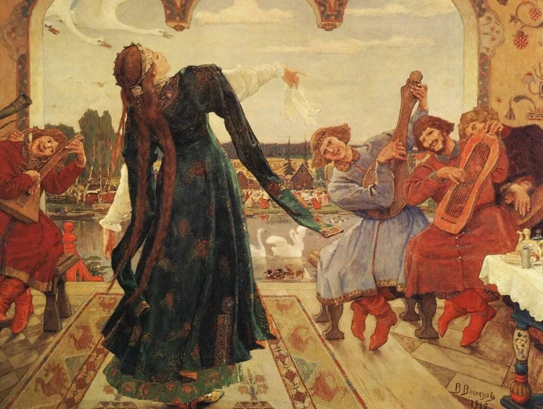 Образ сюжет. Васнецов Виктор Михайлович Царевна-лягушка. Виктор Васнецов Царевна Несмеяна. Васнецов пир.