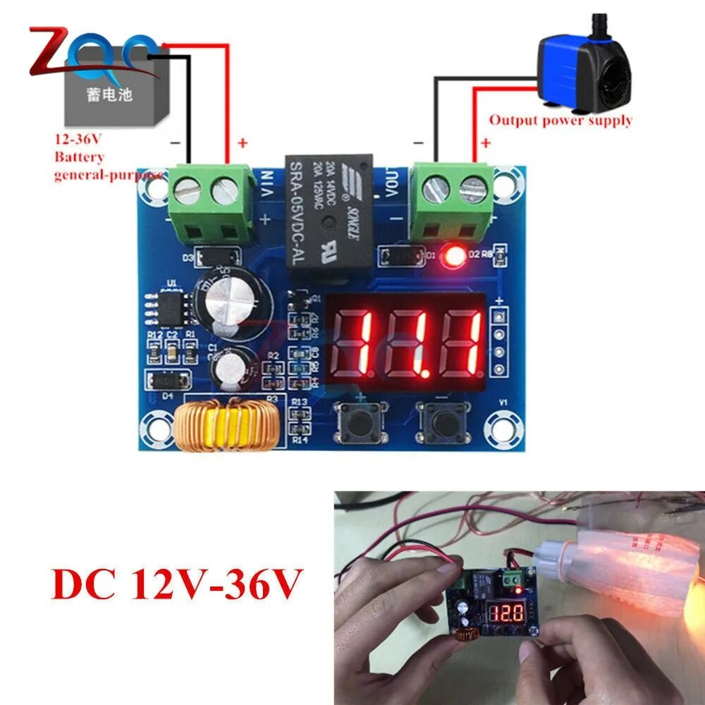 Модуль контроля заряда аккумуляторов xh-m609 12-36 в. Xh-m609 dc 12v-36v. Xh m609. Модуль контроля заряда аккумуляторов xh-m609 12-36 в. Модуль контроля зарядки с защитой по напряжению xh-m609.