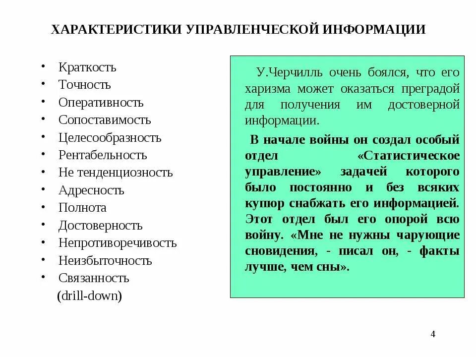 Главная характеристика сообщения