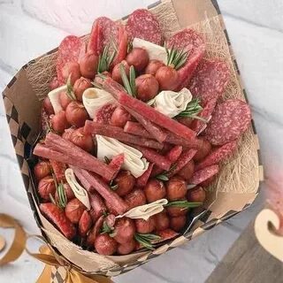 Колбасный букет своими руками