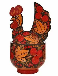 Петушок хохлома