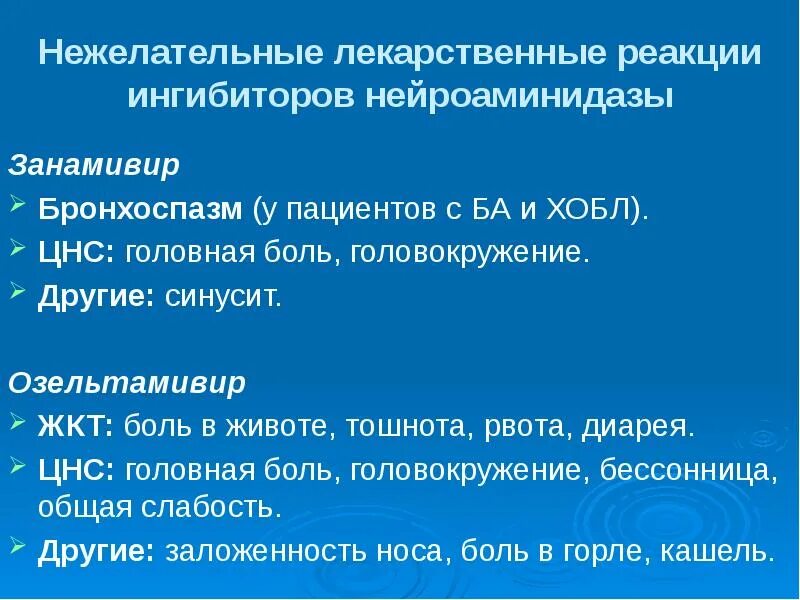 Неблагоприятные лекарственные реакции