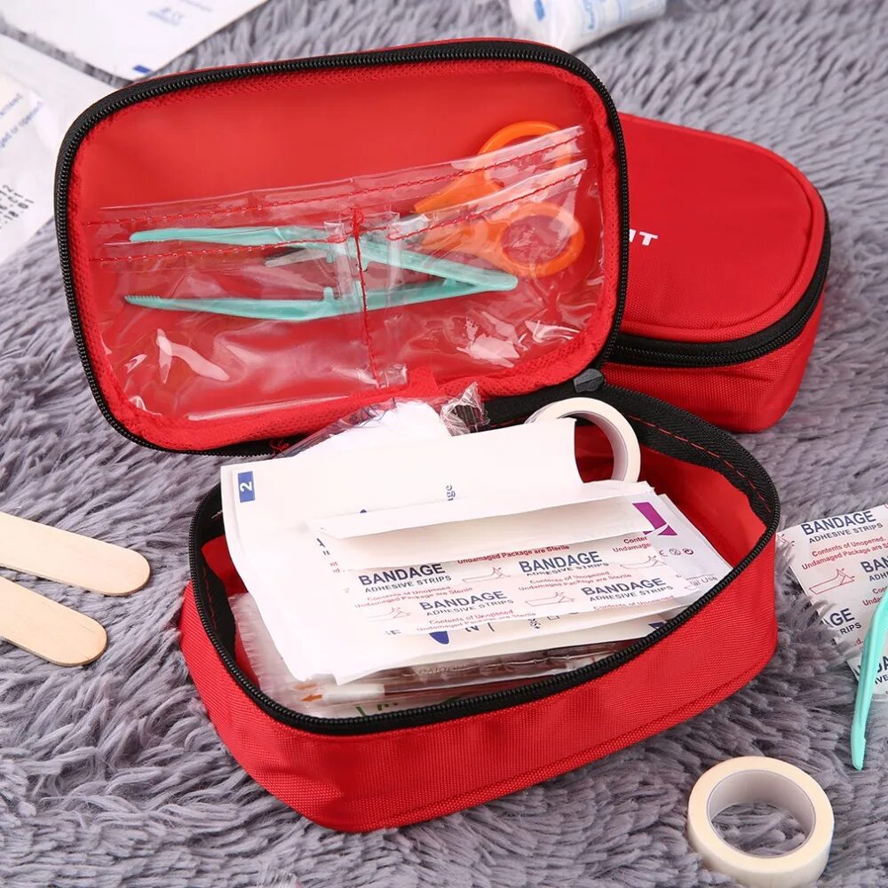 Мини аптечка походная. Mini Emergency Kit. Аптечка внутри. Медицинская сумка для путешествий. Лучшие аптечки