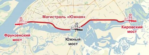 Карта самары южный