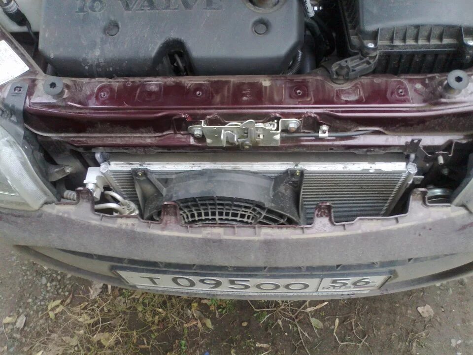 Обновление сетки в решетку радиатора. - Lada Kalina Cross, 1,6 л, 2017 года тюни