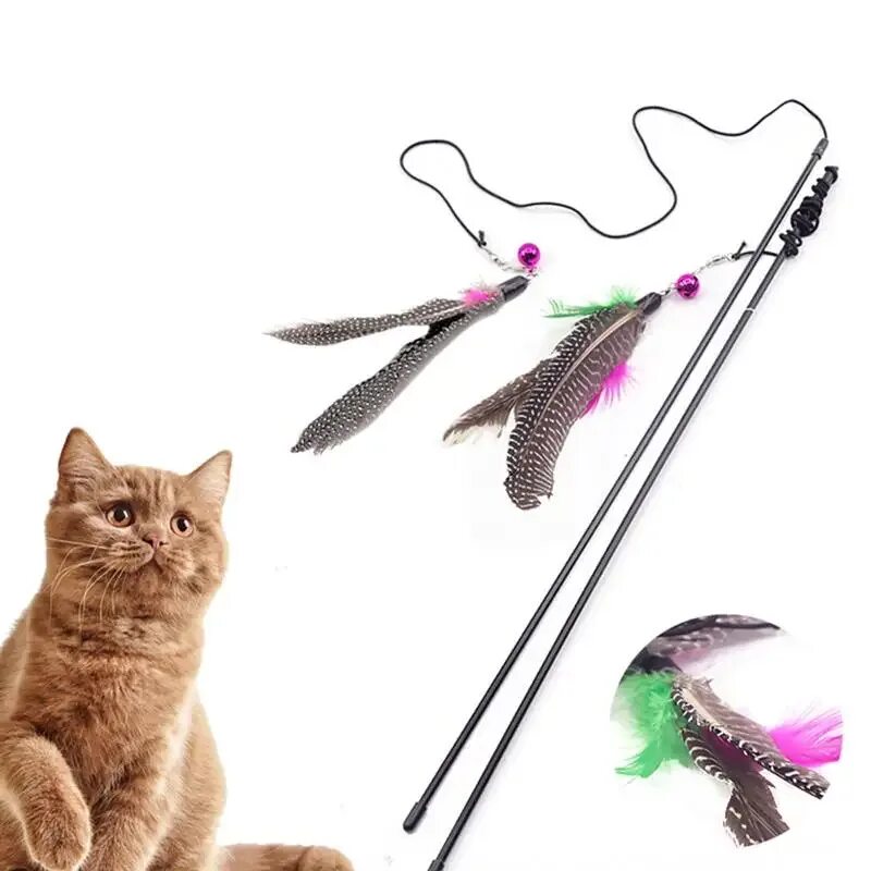 Игрушки для кошек с перьями. Игрушка для кошки на палке. Кот с удочкой. Игрушка для кошек на палочке с перьями. Удочка для кота на палочке.